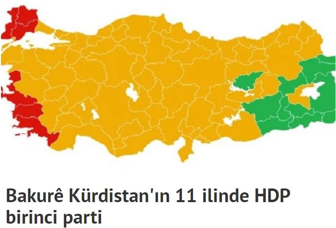 Τουρκία: Το φιλοκουρδικό Κόμμα της Δημοκρατίας των Λαών (HPD) βγήκε πρώτο σε 11 επαρχίες